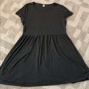Old Navy Gray Jersey Dress